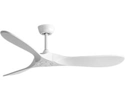 Nivard Plafondventilator - Met Verlichting - Plafond Ventilator - Met Lamp - Plafonniere Met Ventilator - Wit - 90cm