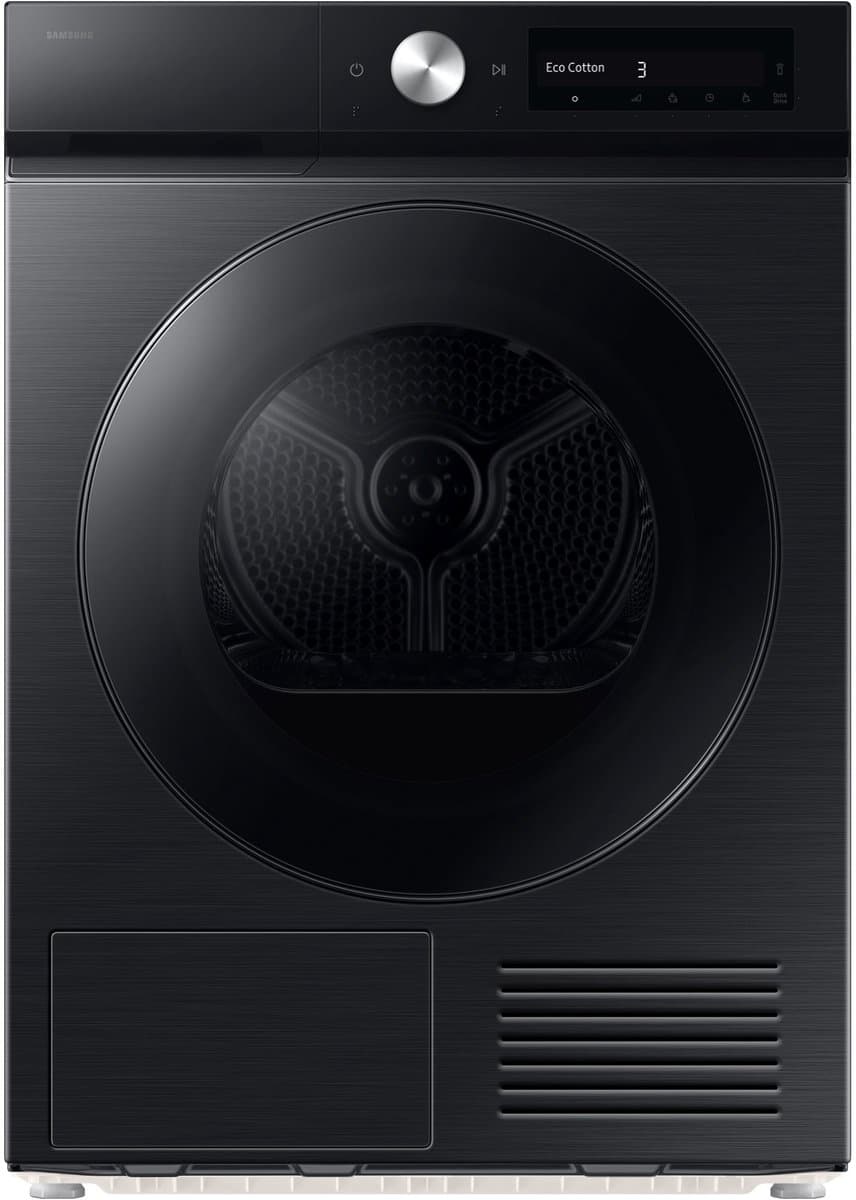 Samsung DV90DB8845GBU3 Bespoke Silent Dry, wasdroger, 9 kg, A-label, zwart — afbeelding 1