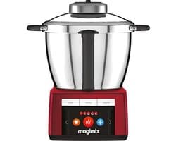 Magimix Cook Expert Inductie Foodprocessor - Cookprocessor met 12 Programma’s - Rood