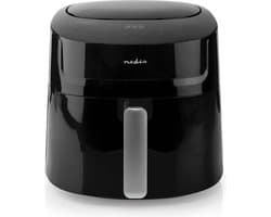 Nedis Airfryer XXL - Digitale Heteluchtfriteuse - 7,2L - 8 Programma's - Tot 6 Personen - Zwart