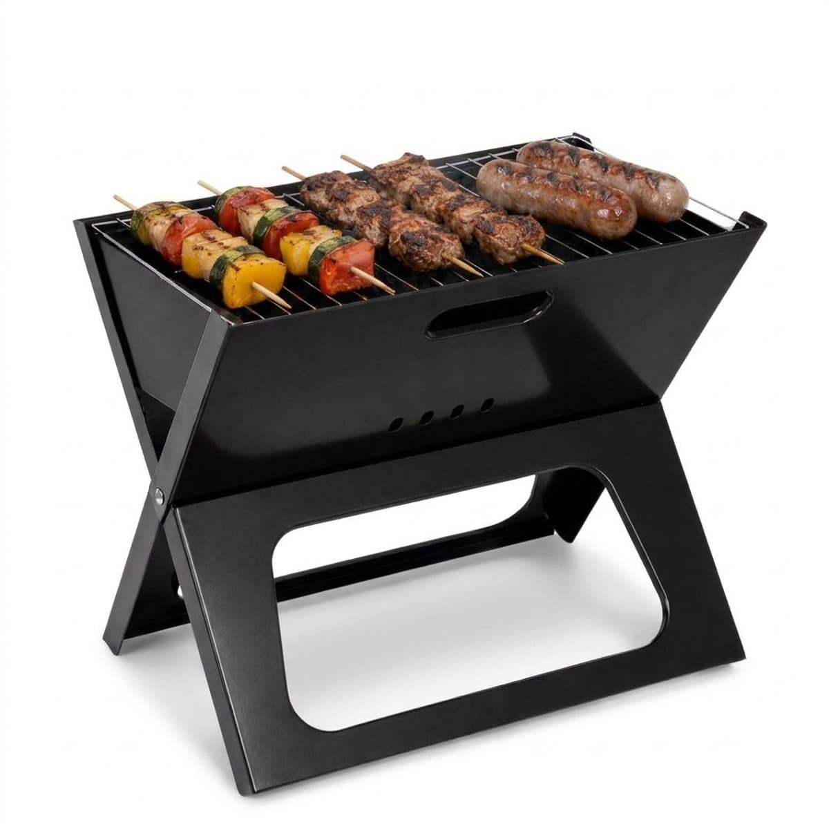 Barbecue - Opvouwbare Houtskool BBQ - Draagbaar en Compact - Camping Barbecue voor Tuin en Picknick — afbeelding 1