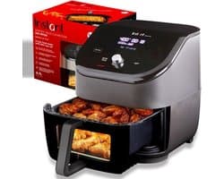 Airfryer oven 6-in-1 met ClearCook-venster en digitaal touchscreen - 6 kwart capaciteit