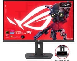 ASUS ROG Strix XG32UCG - 4K UHD Fast IPS Gaming Monitor - 4K 160Hz, FHD 320Hz Dual Mode - 0.3ms - G-Sync Compatible - 31.5 Inch
