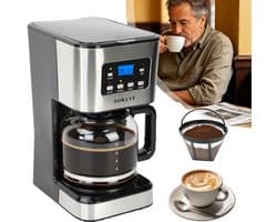 Programmeerbaar Koffiezetapparaat - Druppelkoffiezetapparaten - Normaal En Sterk Brouwmodel - Automatische Uitschakeling