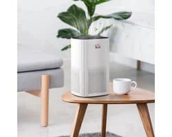 Luchtreiniger - Air cleaner - Airpurifier - Air purifier met HEPA CADR Filter - 225m ³/u tot 24 m² - LED-display - ABS en PP - ≤ 60dB - 25W - Wit