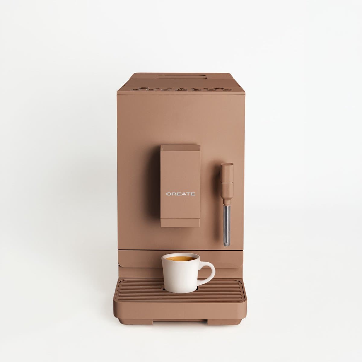 CREATE - 20 bar volautomatische koffiemachine met molen en stoompijpje - Mokka - THERA MATIC — afbeelding 1