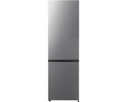 Lincoln Prestige PRCB26FDS - Koel-vriescombinatie - Vrijstaand - Total No-Frost - 255L - Energieklasse D - Zilver / Silver RVS-look