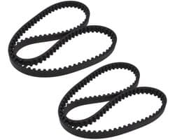 Aandrijfriem - Grasmaaier riem - Rubber - 107 tanden - 856 mm omtrek - Geschikt voor Stiga 105 hatchback - Zwart