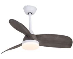 CristalRecord - Plafondventilator Byan Ø 91 cm outdoor IP65 grijs wit — afbeelding 1