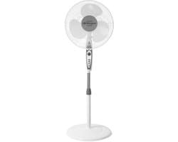 Staande ventilator 40 cm – stil 45 dB – 120° oscillatie – hoogte verstelbaar – met nachtmodus
