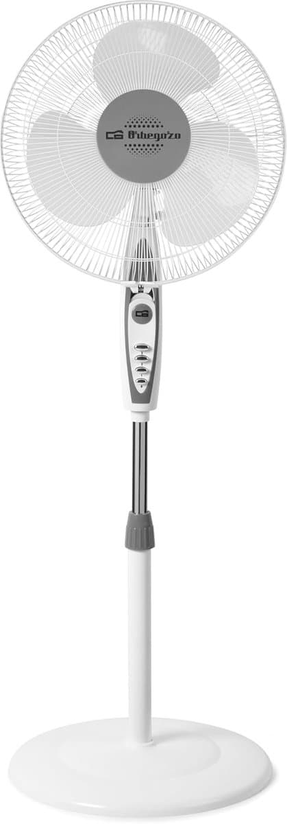 Staande ventilator 40 cm – stil 45 dB – 120° oscillatie – hoogte verstelbaar – met nachtmodus — afbeelding 1