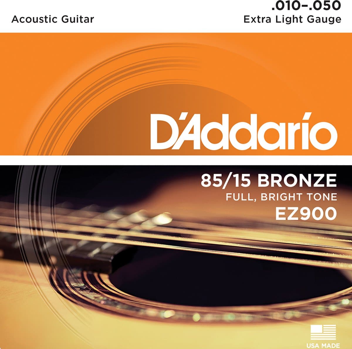 D'Addario EZ900 Akoestische / Western Snaren Extra Light (10-50) — afbeelding 1