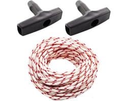 SnelShoppen - Starter Rope Lawn Mower, Starterkabel voor Grasmaaier, Kabel voor Grasmaaier, Tuinaccessoires, 3.5mm, Ideaal voor Tuinonderhoud