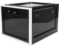 SnelShoppen - Lockable Food Storage Box - Veiligheidskast voor Koelkast - Robuust Plastic - 3-Cijferige Combinatiecode - Voedselveiligheid en Geneesmi