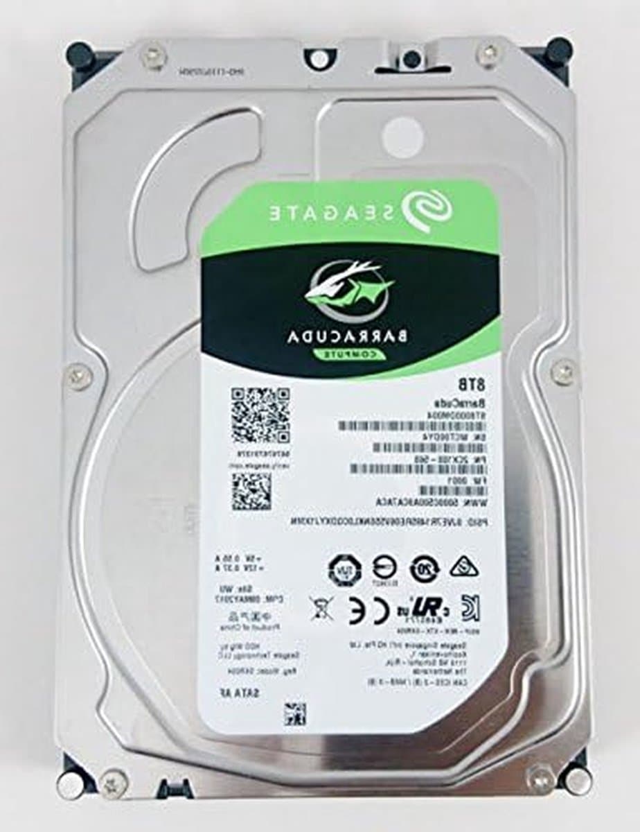 Interne Harde Schijf - Desktop HDD Opslag - Extra Opslag - Hoge Capaciteit - 8 TB - Zwart — afbeelding 1