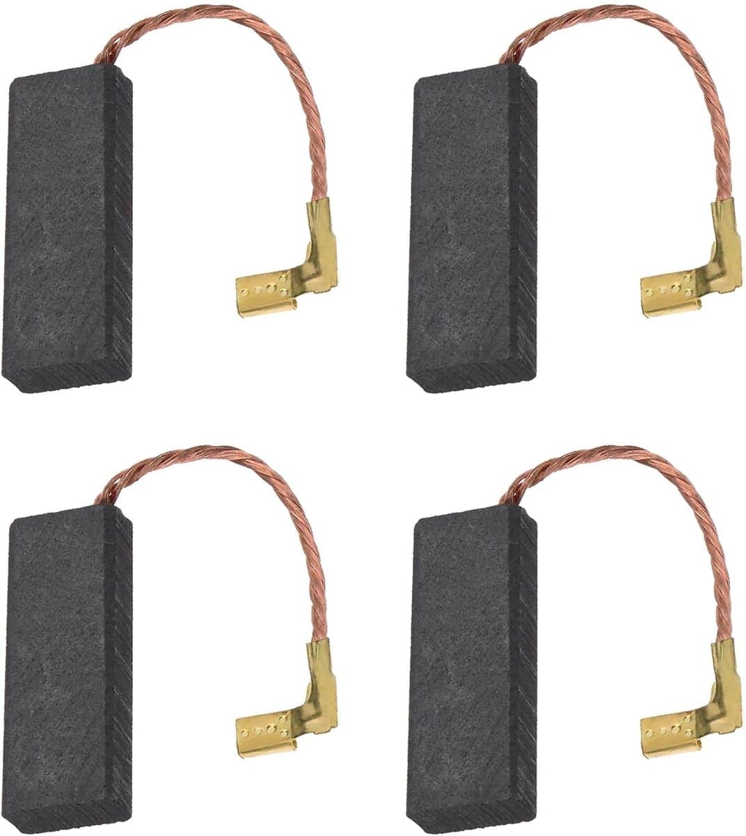 SnelShoppen - 2 Pairs Koolborstels 29x11.2x6.2mm Voor Grasmaaier, Geschikt Voor Diverse Tuinmachines, Hoogwaardige Kwaliteit, Lange Levensduur — afbeelding 1