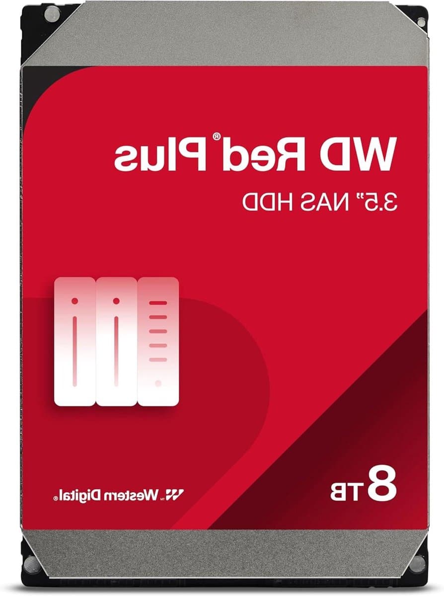 NAS Hard Drive - Interne Harde Schijf - Opslag Uitbreiden - Ontworpen voor 24/7 Gebruik - 8 TB - Rood — afbeelding 1