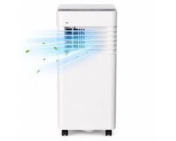 Mobiele Airco 7000 BTU – 3-in-1 met Afvoerslang, Raamafdichting en Afstandsbediening – Tot 28 m²