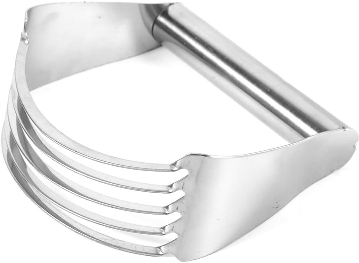 SnelShoppen - RVS Deegmixer, Zware Deegsnijder & Mixer Blender met Premium RVS Messen, Handzaam voor Maken van Taart, Muffins, Groenten en Meer, Inclu — afbeelding 1