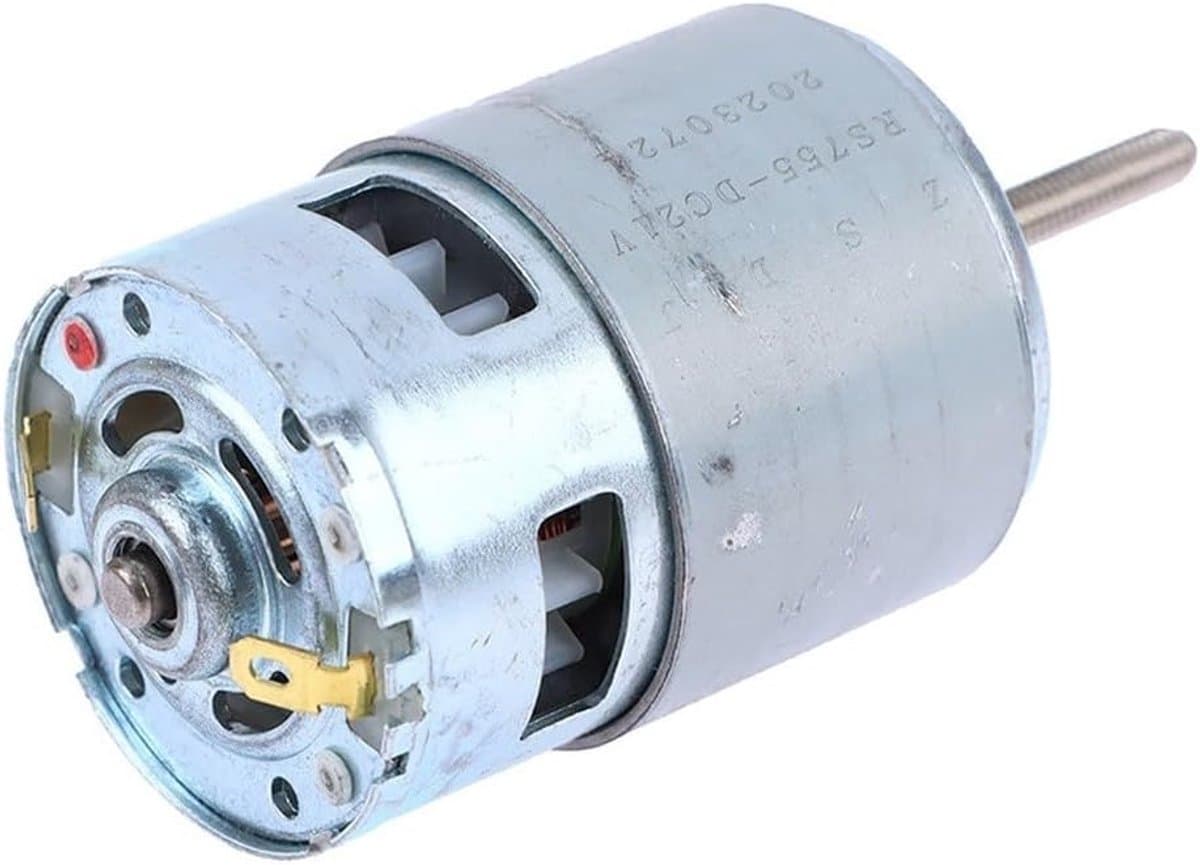 Borstelloze Grasmaaier Motor - Reserveonderdeel Motor - Gazononderhoud - Robuuste Ijzeren Constructie - 98 x 445 cm - Zilver — afbeelding 1