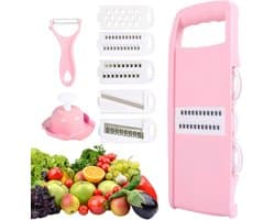 Groentesnijder Keukenmachine - Keuken Snijder - Maaltijden Bereiden - Antislip Basis - 32 x 11 x 13 cm - Blauw
