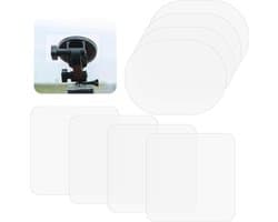 SnelShoppen - 8 Stuks Electrostatistische Stickers voor Dashcam - Transparante Statistische Film - Bescherming tegen Krassen en Val voor Dashcam Insta
