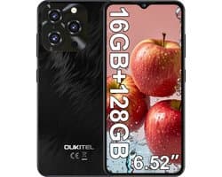 OUKITEL C3 Smartphone 4G-5000mAh-16GB RAM-128GB ROM-13MP camera-6,52" HD-Android 14-Dual 4G-OTG-GPS