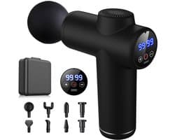 Massage Gun – 99 Snelheden – 8 Massagekoppen – LCD Touchscreen – Stil <35 dB – Tot 12 Uur Gebruiksduur