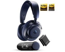 SteelSeries - Arctis Nova Pro Omni - Hi-Res Wireless Certified Gaming Headset - PC, PlayStation, Xbox & Switch - Midnight Blue