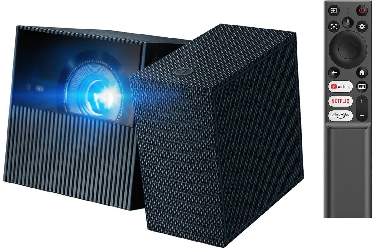 Solidchoice - Mini Projector met 4K Beeldkwaliteit en Google TV — afbeelding 1