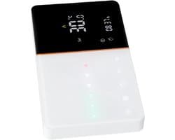 Slimme Thermostaat - Programmeerbaar Display - Energie Besparen - Automatische Monitoring - AC 95-240V - Wit