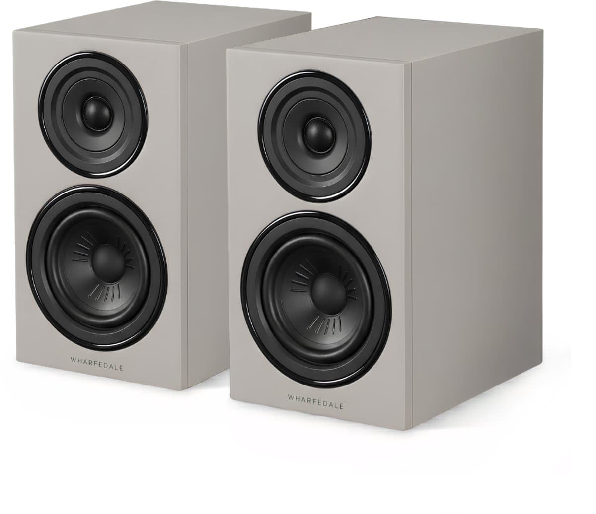 Wharfedale Diamond 12.1i Boekenplank Speakers – Stereo Hifi Set – 2-weg Luidsprekers – Compact Formaat – Passieve Speakers – Grijs — afbeelding 1