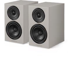 Wharfedale Diamond 12.1i Boekenplank Speakers – Stereo Hifi Set – 2-weg Luidsprekers – Compact Formaat – Passieve Speakers – Grijs