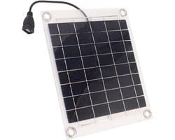 Draagbare Zonneventilator - Camping Ventilator - Buiten Koelen - App Bediening - 20x20x5 cm - Zoals Afgebeeld