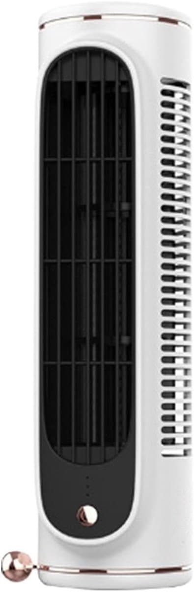Bladloze Torenventilator - Draagbare Circulator - Ruimte Koelen - Stille Luchtstroom - 14.4x10x14.4 cm - Wit — afbeelding 1