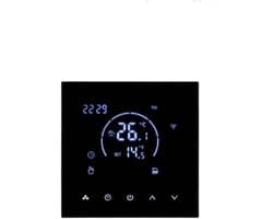 Slimme Thermostaat - Programmeerbare Regelaar - Comfortabel Wonen - WiFi App Bediening - 8.6 x 8.6cm - Zwart