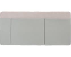 Harde schijf houder - Accessoire tas - Organiseren onderweg - Zelfklevende bevestiging - 27 x 13 cm - Grijs