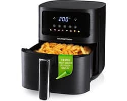Heteluchtfriteuse - Airfryer Mini Oven - Vetarm Koken - 8 Programma's - 45 Liter - Zwart