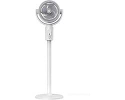 3-in-1 Luchtcirculatieventilator - Staande & Tafelventilator - Afstandsbediening - 5 Snelheden - Timer - Wit