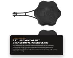 Tankdop Efficiënte Brandstofvergrendeling - Geschikt voor Grasmaaier - Motorgrasmaaier - Verlengde Levensduur - Voorkomt Vuil/Vocht - Optimale Productprestaties - Brandstoftankdeksel