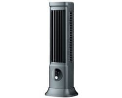 Bladloze bureauventilator, draagbare USB-oplaadbare airconditioner, ventilator met 3 snelheden, stille bureauventilator