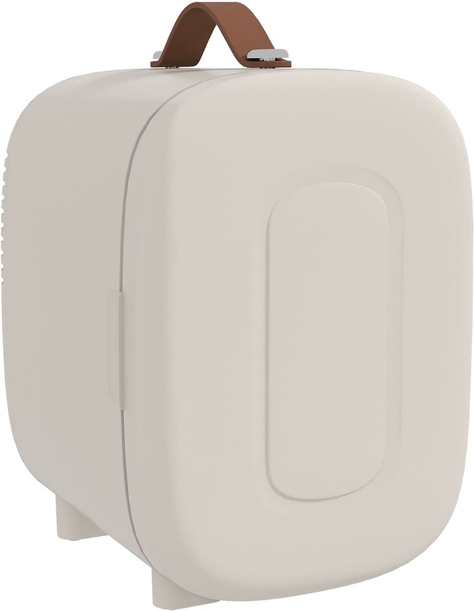 Mini Koelkast - Skincare Koelkast - Koelen - Verwarmen - 4 Liter - Slaapkamer En Cosmetica - 20,3x26,3x28 cm - Crèmewit — afbeelding 1