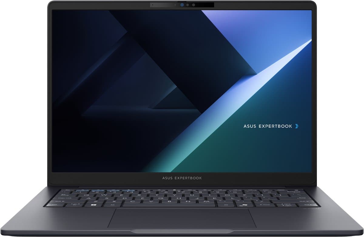 ASUS ExpertBook B5 B5405CCA-LY0125X Intel Core Ultra 5 225H Laptop 35,6 cm (14") WUXGA 16 GB DDR5-SDRAM 512 GB SSD Wi-Fi 7 (802.11be) Windows 11 Pro Grijs — afbeelding 1