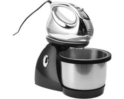 Elektrische Deegmixer - Keukenmixer Gardemix - Bakken en Mixen - Roestvrij Staal - 2.6 liter - Wit
