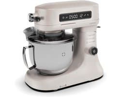 Keukenmachine - Mixer Kom - Deeg Kneden - Stille AC Motor - 5 Liter Kom - Zandkleurig
