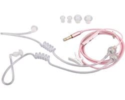 VT Goods - In-ear Binaurale Hoofdtelefoon - Anti-straling - Roze - Ruisonderdrukking - Hoofdtelefoon voor Laptop en Tablet - Ergonomisch ontwerp