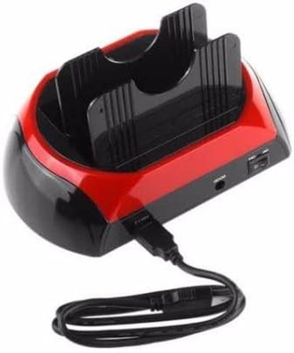 Harde Schijf Docking Station - Externe Lezer - Data Overzetten - Dubbele Interface - 2.5/3.5 Inch - Zwart — afbeelding 1