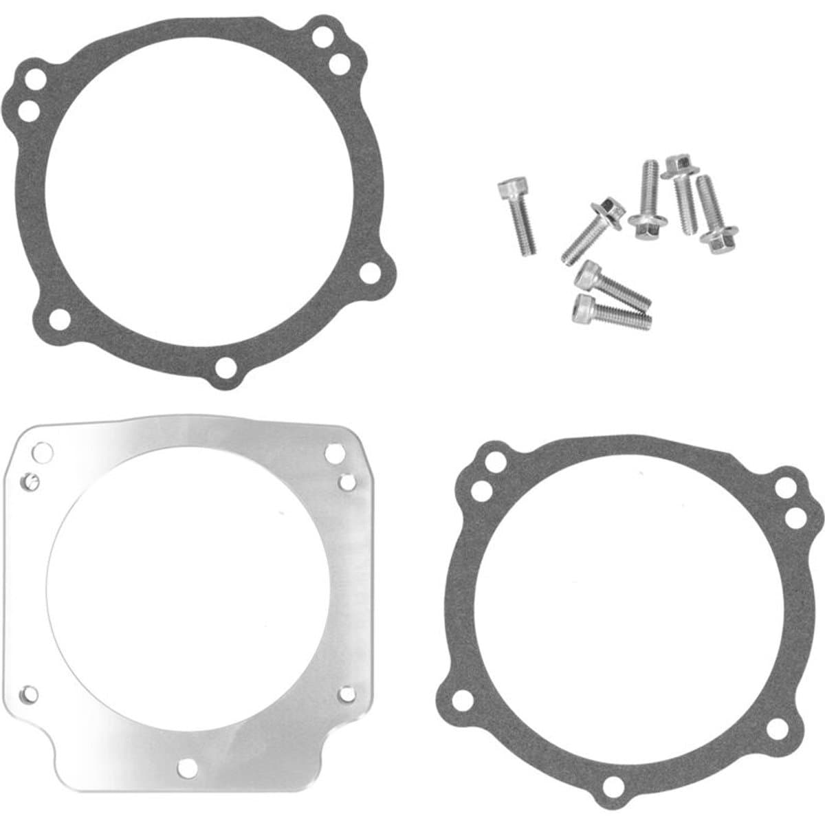 Gasklephuis van aluminiumlegering Geschikt voor, heavy-duty dubbele pakking, 7-schroefs gasklephuis Geschikt voor, met 3.6-inch gasklephuis doorvoergat. — afbeelding 1