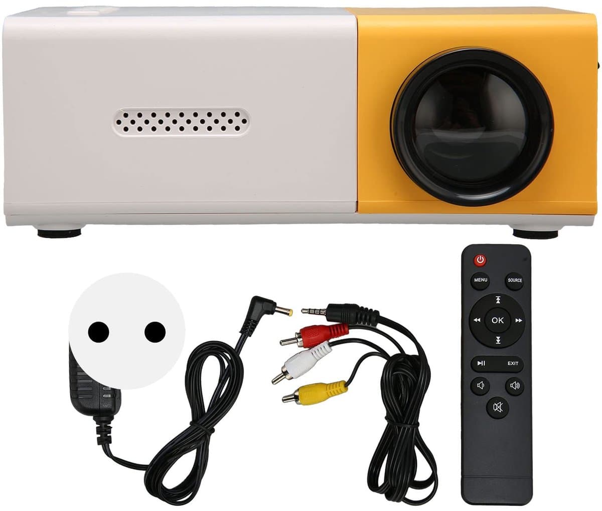 By shayne - Mini Projector - 1080P Draagbare Film Projector - Compact en Lichtgewicht - HD Multimedia Interface - Geschikt voor Smartphone en Laptop — afbeelding 1