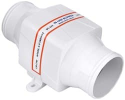 Dailygoods - Dailygoody - Air Fan - Waterdichte ventilator - Stil en efficiënt - Wit - Luchtcirculatie - Perfect voor boten, caravans en gebouwen